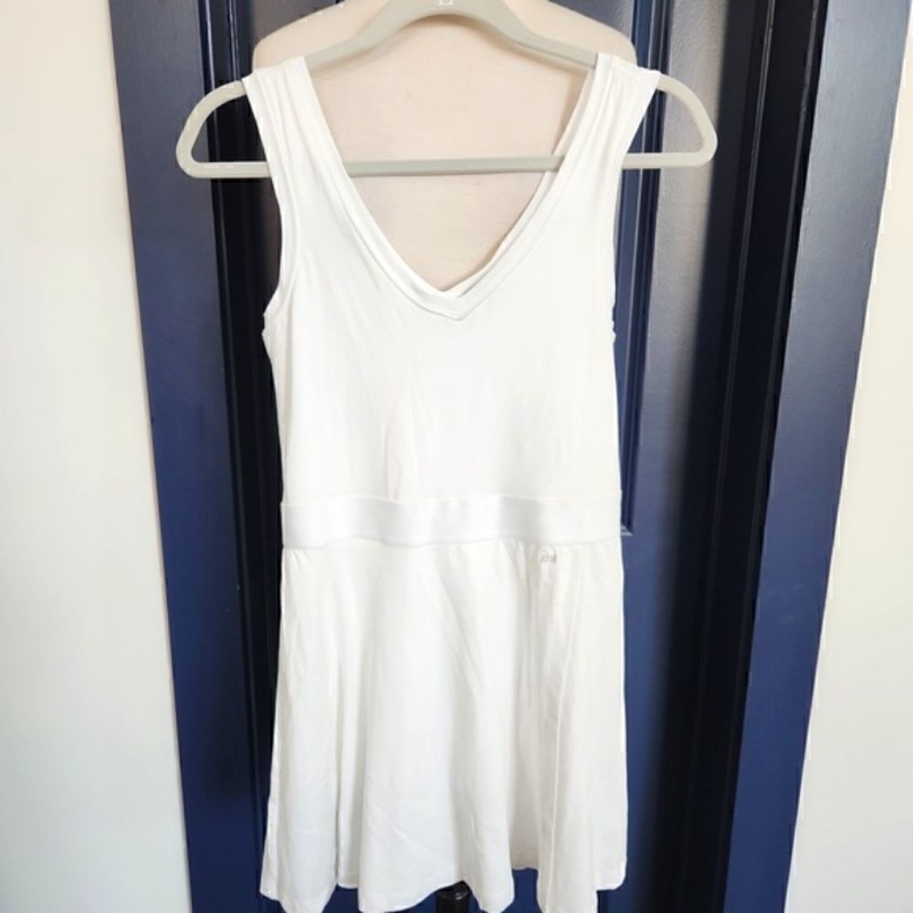 ATM White Sleeveless Dress Size M NWOT